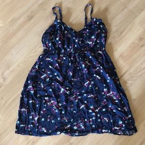 Torrid challis ruffle floral dress